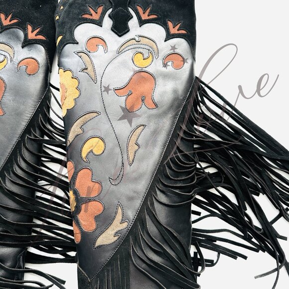 FREE PEOPLE Spell Sannah Fringe Western Boots (size EU 36 / US 6) NWT - Picture 4 of 15